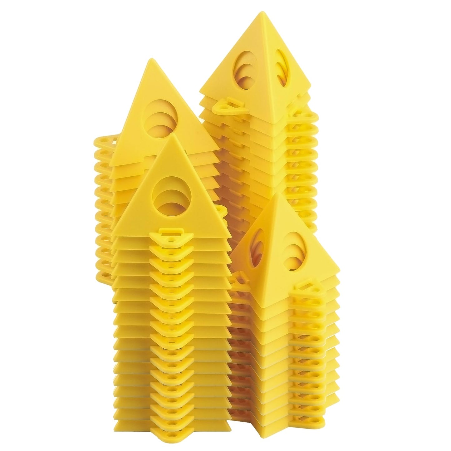Painters Pyramids Stands, 50pcs Painters Pyramids, Painter's Painting Stands Pyramids, Mini Triangle Cone Paint Stands Tripods for Door Risers Support, Painter Elevated, Cabinet Pouring Accessories