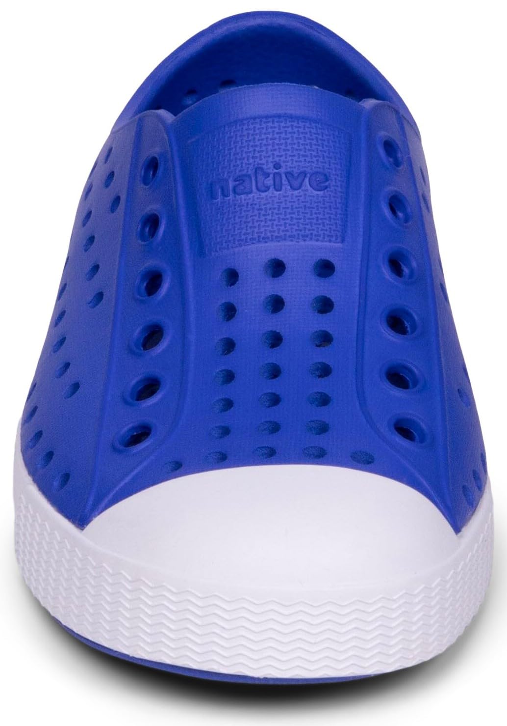 Native Shoes Unisex-Kids Jefferson Sneakers, UV Blue/Shell White, 7 Toddler