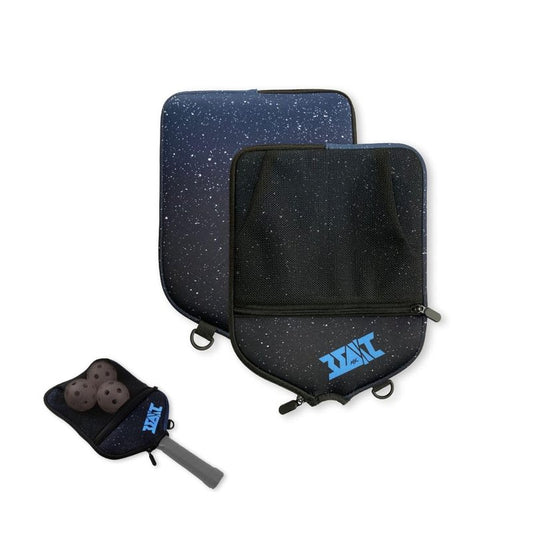 Pickleball Paddle Cover Neoprene with Zipped External Pocket | Covers Fit All USAPA Approved Paddles | 1pc Universal Pickle-Ball Racket Case Only | Durable Pickle Ball Equipment Includes Inner Pockets