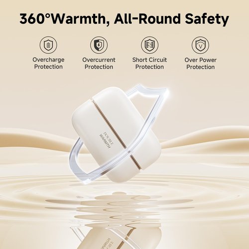 Hand Warmers Rechargeable 2 Pack, AI Electric Handwarmers, Portable Pocket Heater, Gifts for Christmas, Outdoor, Hunting, Golf, Camping Accessories