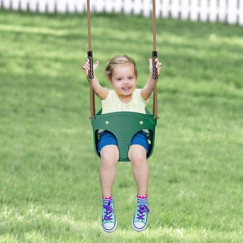 Dolibest Heavy Duty Toddler Swing Seat - Cute Elephant Design, 600LB Weight Limit, Adjustable Rope