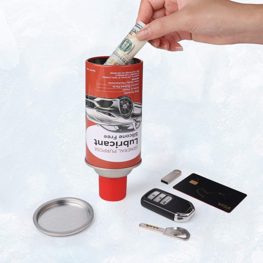 Fake Spray Can Safes Diversion Secret Stash Safes Metal Bank (Car)