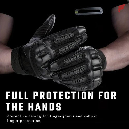 Homefy Tactical Gloves for Men & Women – Hard Knuckle Touchscreen Shooting Gloves, Airsoft, Paintball, Motorcycle Riding, Outdoor Gear for Hunting & Security (X-Large)
