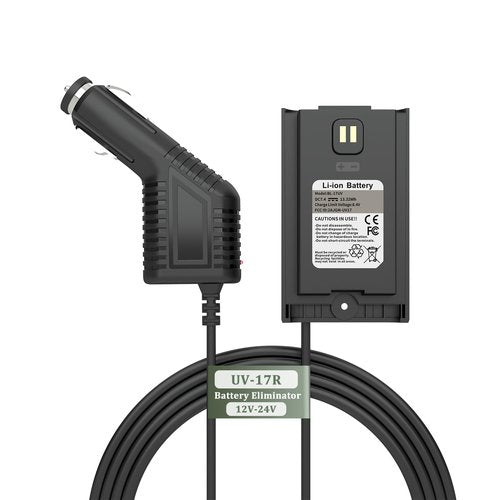 BAOFENG Battery Eliminator UV-17R Car Charger 12V for Two Way Radio Long Range Replacement Original Battery Walikie Talkie Accessories