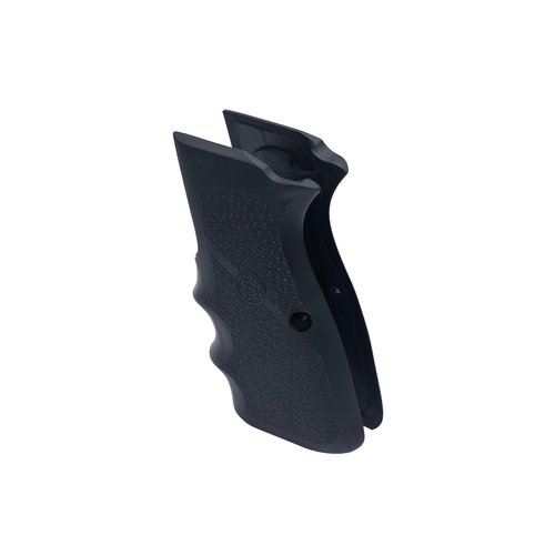 Hogue Rubber Pistol Grip with Finger Grooves for Browning Hi-Power, Black - 09000