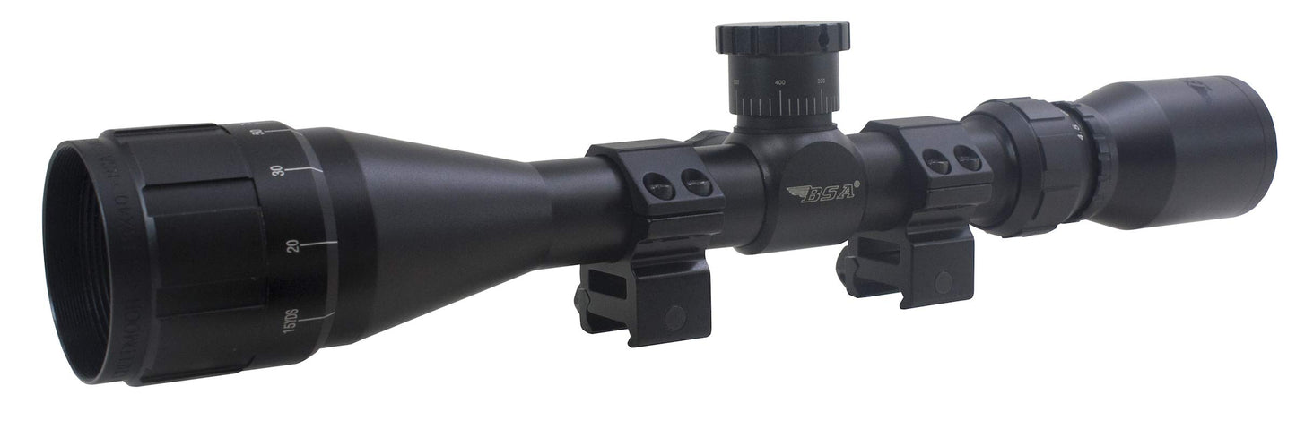 BSA Optics Sweet 17 AO 3-9 X 40mm Rifle Scope .17 HMR