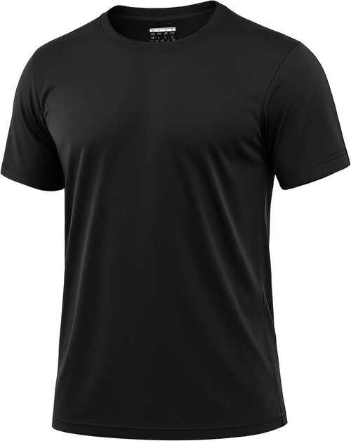 KINSWT Men's Athletic T-Shirts - Dry Fit UPF 50+ Cooling Short Sleeve Gym Tees | Quick Dry Running Tops