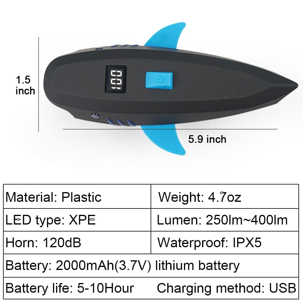 LESOVI Bike Horn with Light, 120dB Electric Bicycle Bell & 400LM Rechargeable Headlight, IPX4 Waterproof Kids Bike Accessories for Boys/Girls, Scooters, Easy Install with Battery (Black)