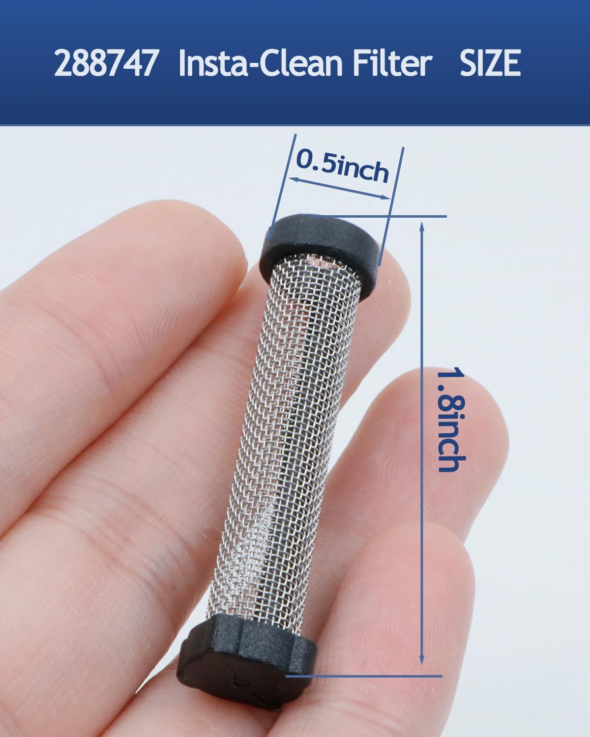 LUCKXUANYUAN 4-Pack 288747 40-Mesh Manifold Filters, Paint Sprayer Replacement Parts Compatible with Graco Magnum X5, X7, XR5, XR7, XR9, ProX7, ProX9, ProX17, ProX19, ProX21