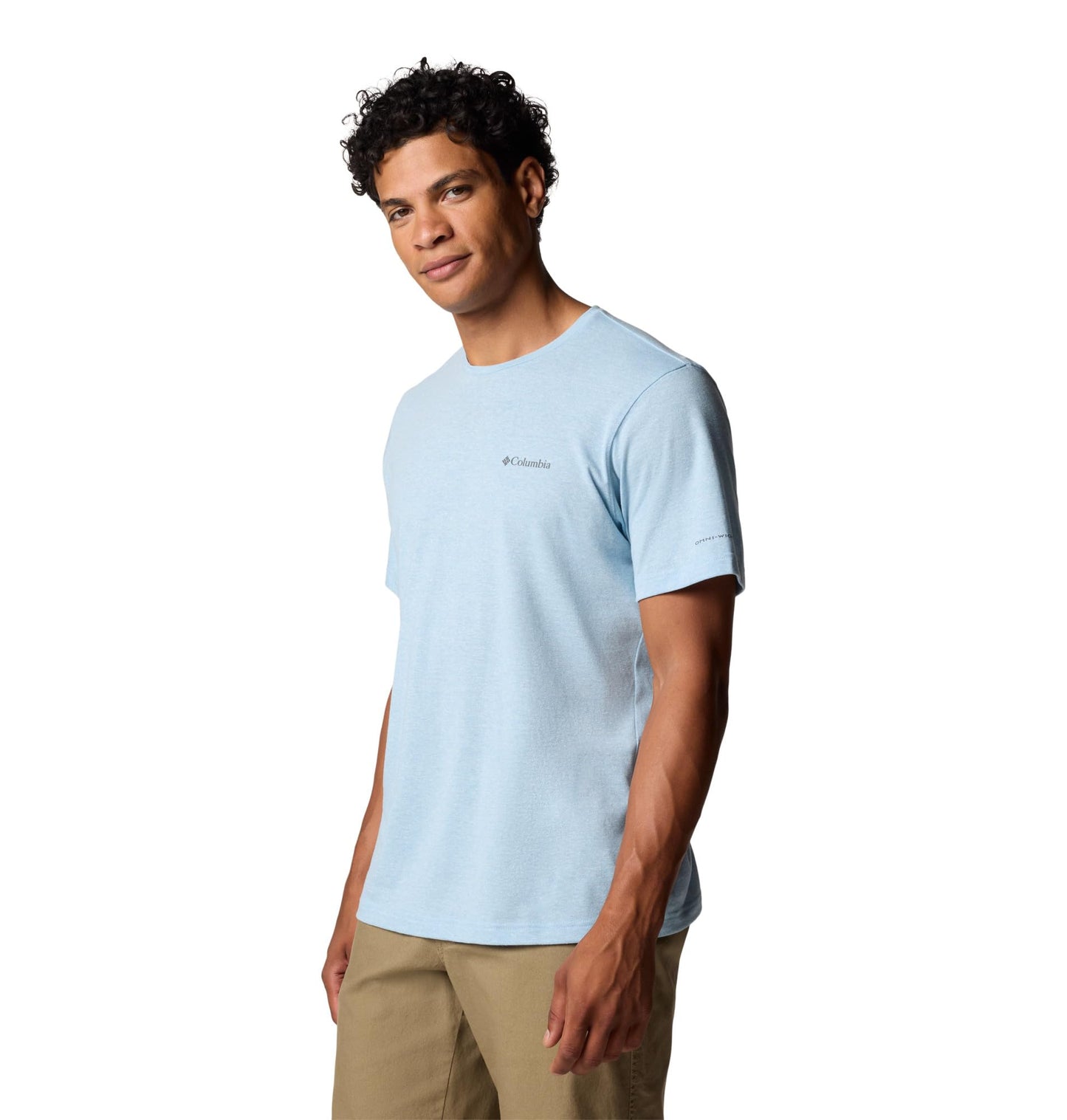 Columbia Mens Thistletown Hills Short Sleeve T-Shirt, Ripple Blue Heather, 3X Tall