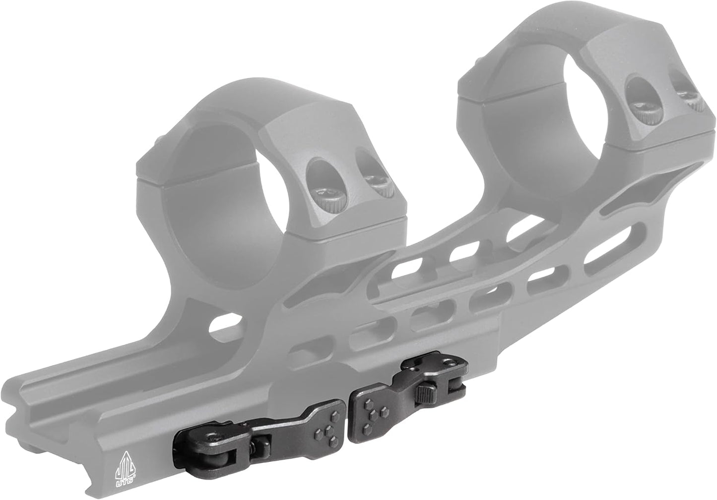 UTG ACCU-SYNC QR 30mm Scope Mount - High Profile with 50mm Offset | Sleek Black Finish
