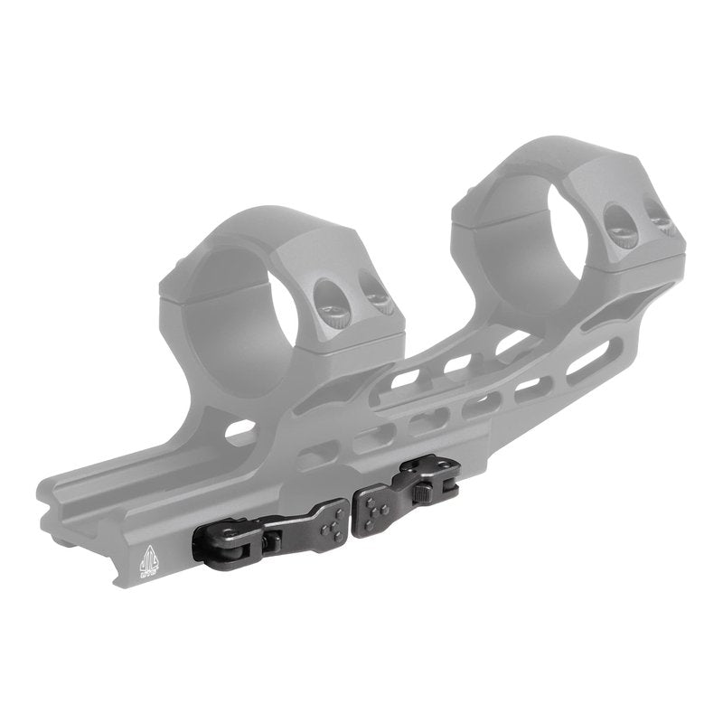 UTG ACCU-SYNC QR 30mm, High Pro, 50mm Offset Scope Mount Black