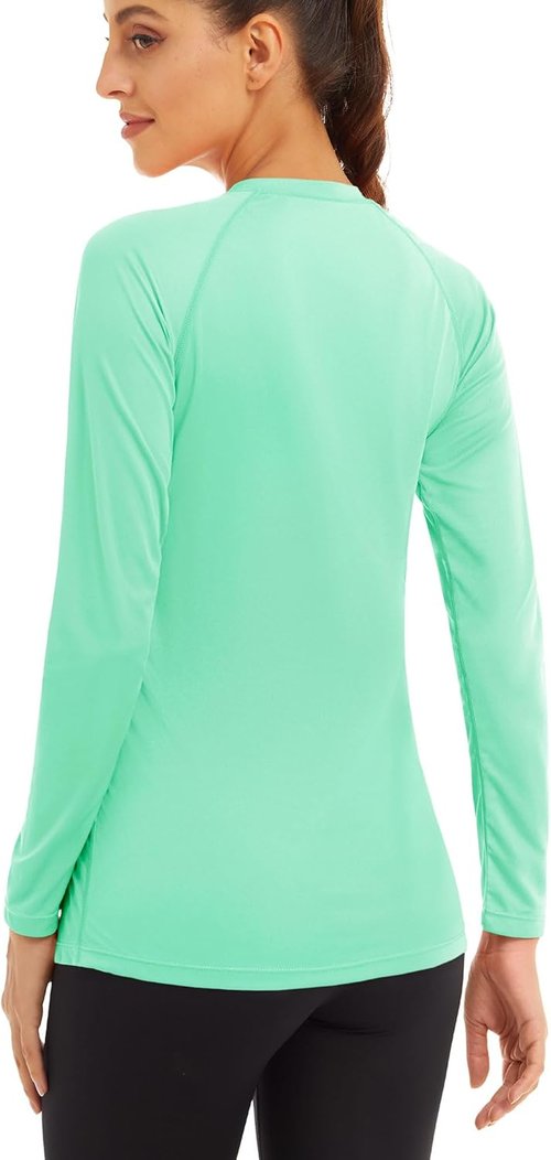 MAGCOMSEN Women's Long Sleeve Sun Protection Shirts - UPF 50+ for Hiking, Fishing & Workouts