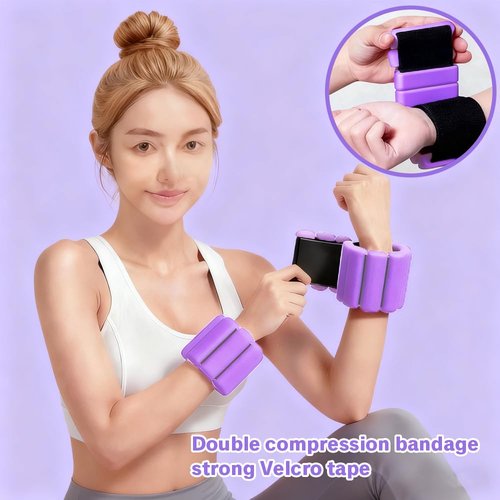 Pilates Equipment Set for Home Workouts –15in1 Home Pilates Kit with Ring and Ball Set, Resistance Bands, Pilates Yoga Accessories, Core Sliders & Ankle Weights, Pilates Essentials Kit (Purple)