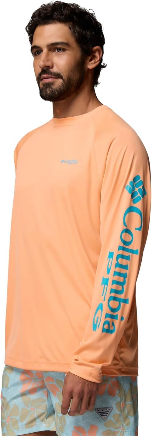 Columbia Men's PFG Long Sleeve Fishing Shirt - Quick-Dry, UV Protection, Lightweight