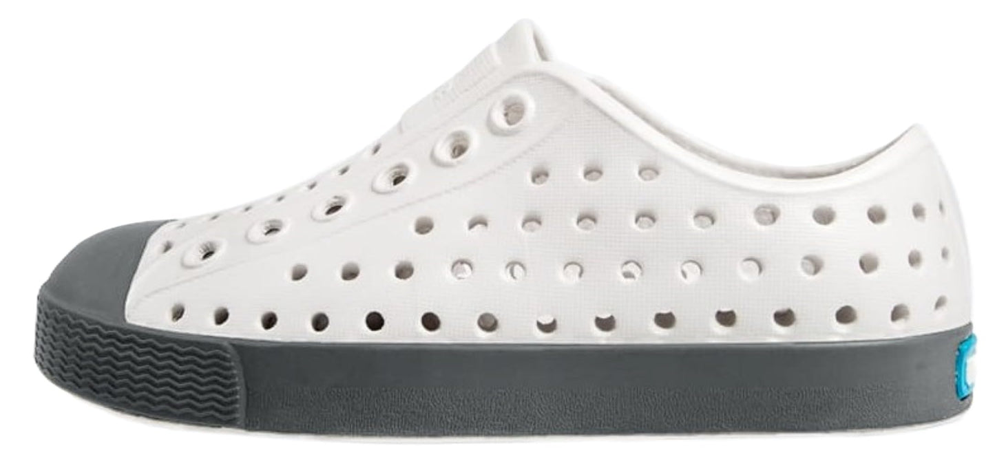 Native Shoes Unisex-Kids Jefferson Sneakers, Cloud Grey/Dublin Grey, 4 Toddler