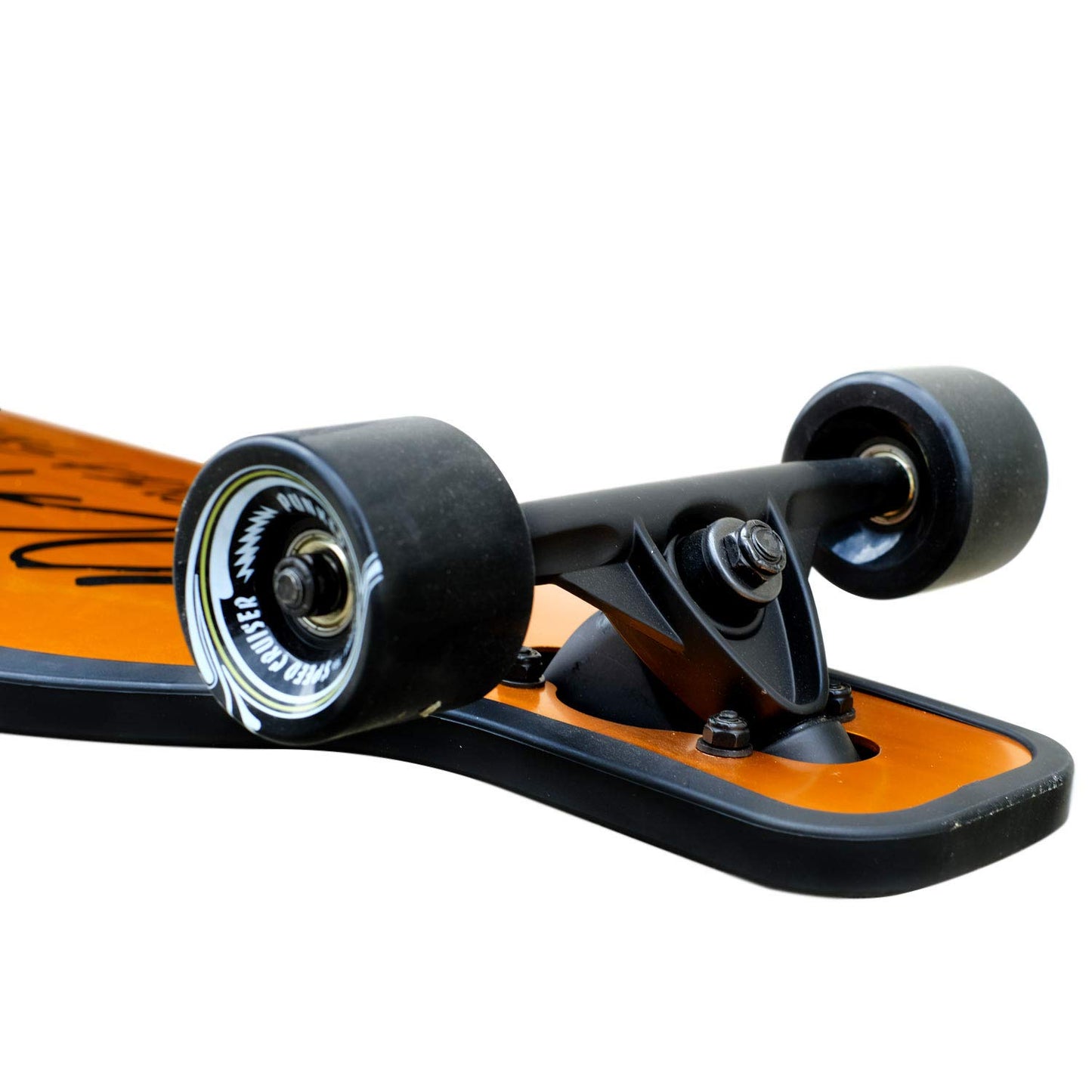 Yocaher Aluminum Longboard Series Complete Drop Through 36.25" x 9" Longboards Skateboards w/Black Widow Premium Grip Tape Aluminum Alloy Truck ABEC-9 Bearing 62mm Long Board Skateboard Wheels - Gold