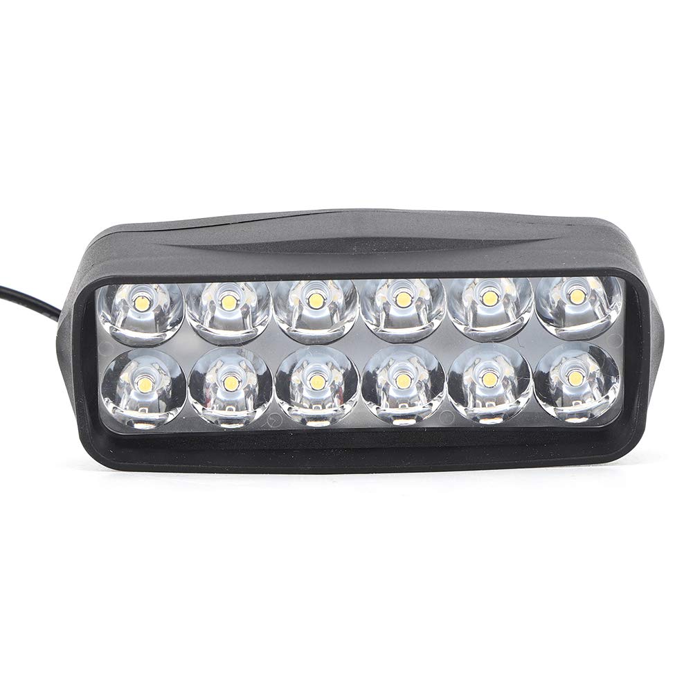 Keenso Motorcycle LED Light, Universal High Brightness 12V-80V Electric LED Lights Tricycle Conversion Light for Motorcycle, Electric Bike, Tricycle