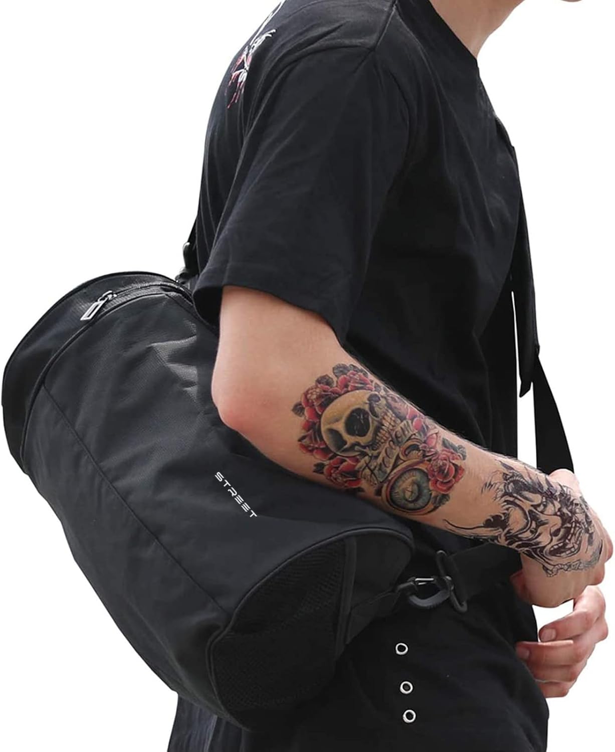Skiennix Lightweight Sports Gym Bag - Versatile Duffel for Men & Women | Black X-Small