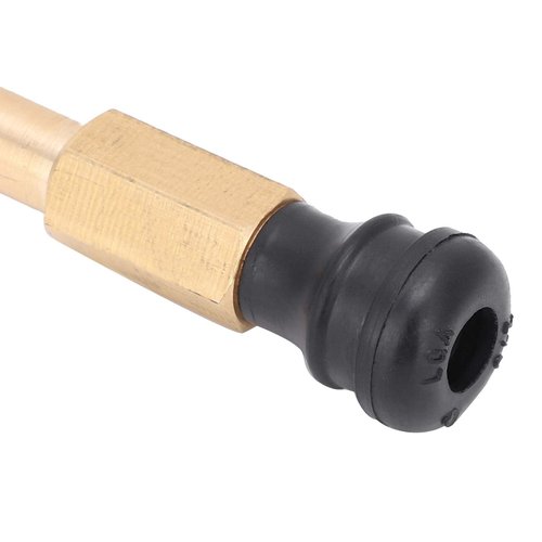 Tubeless Tire Valve Replacement, Vacuum Tubeless Tire Valve Stems with Tire Valve Extension Adaptor Electric Scooter Wheel Gas Valve Accessory Fit for M365/PRO Scooter, Copper Color