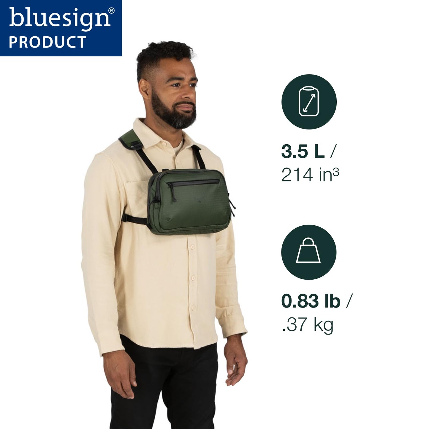 Osprey Archeon Commuter Chest Rig Bag, Scenic Valley