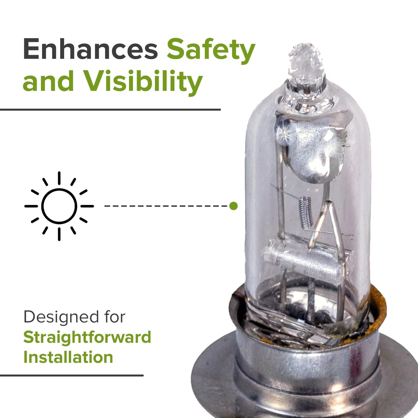 AlveyTech 12 Volt 35 Watt Headlight Bulb for Baja Mini Bikes