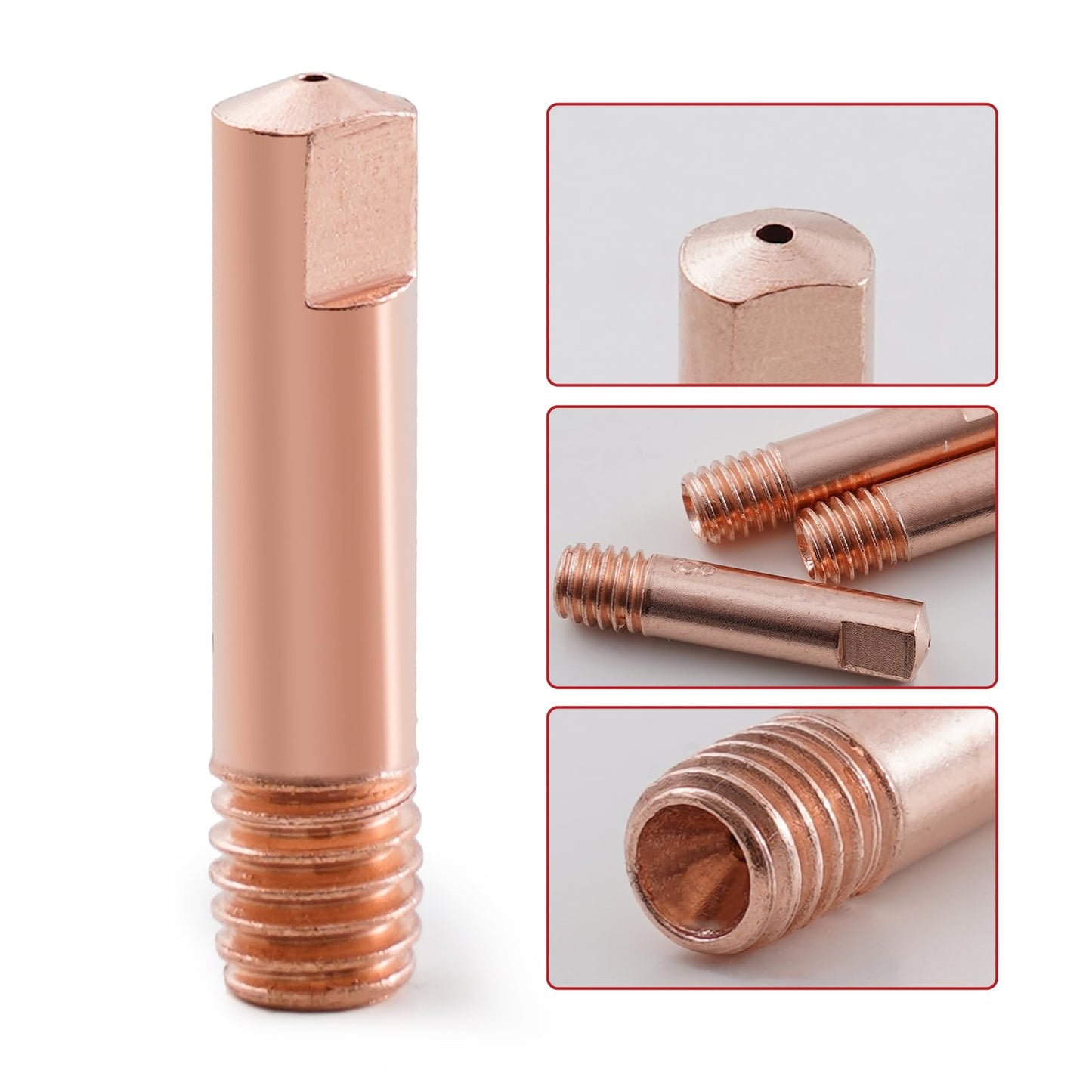 Welding Knight MIG Welding Contact Tips 15AK MIG/MAG Welding Torch MIG Gun 11-35 Replacement Accessories (0.035") 30-pk