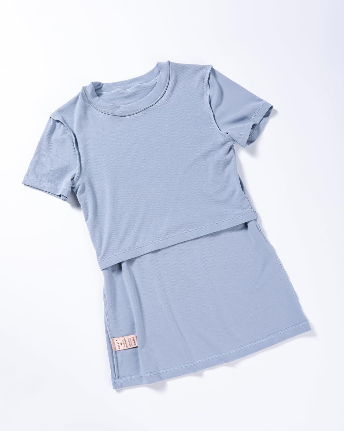 AUROLA Everyday Fitted T-Shirt for Women - Crew Neck, Short Sleeves, Slim Fit Modal Tee