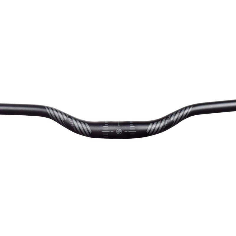 FIFTY-FIFTY Mountain Bike Riser Handlebar, Aluminum Alloy MTB Handlebar, 31.8mm Diameter, 780mm Wide Bicycle Bar (Black, 35mm Rise)
