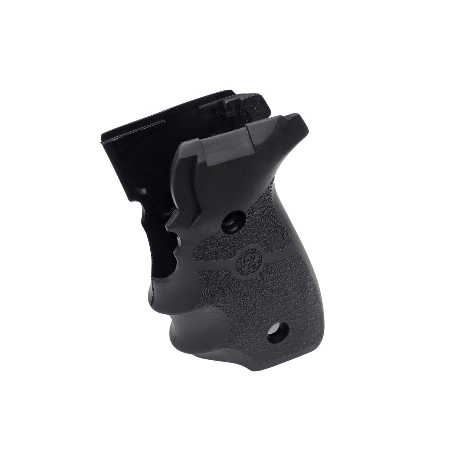 Hogue OverMolded Rubber Grip with Finger Grooves for SIG Sauer P228 & P229, Black - 28000