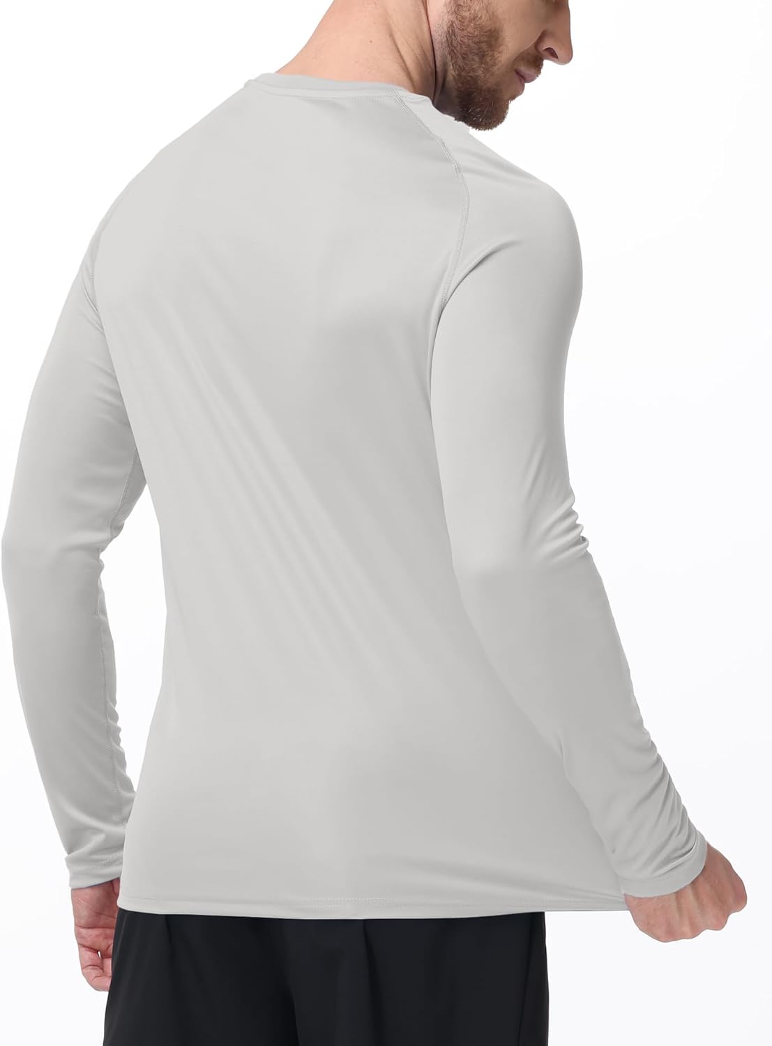 ZITY Men's Sun Protection Shirt - UPF 50+ Long Sleeve Lightweight Rash Guard for Fishing & Hiking