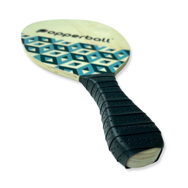 Paddleball Set by Popperball - Premium Beach Paddle Ball Set with 2 Paddles, 2 Balls & 1 Carry Bag