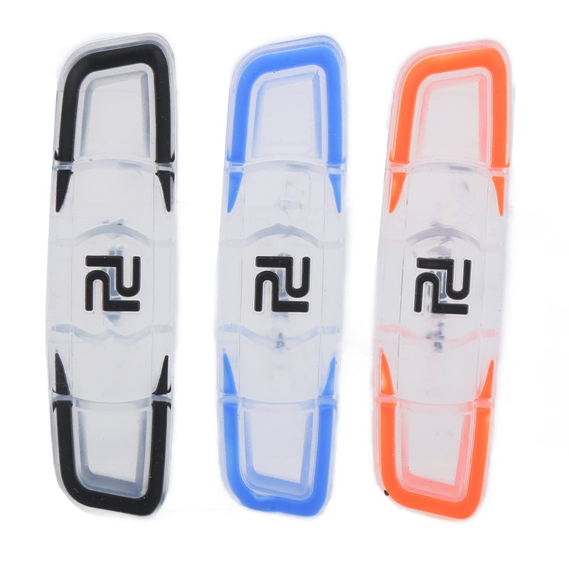 GBSCLOVER Tennis Racket Dampener 3Pcs, Soft Stable Silicone Tennis Dampener, Practical Tennis Accessories, Easy to Install for Tennis Player Sports, 2.6 x 0.7 x 0.3in