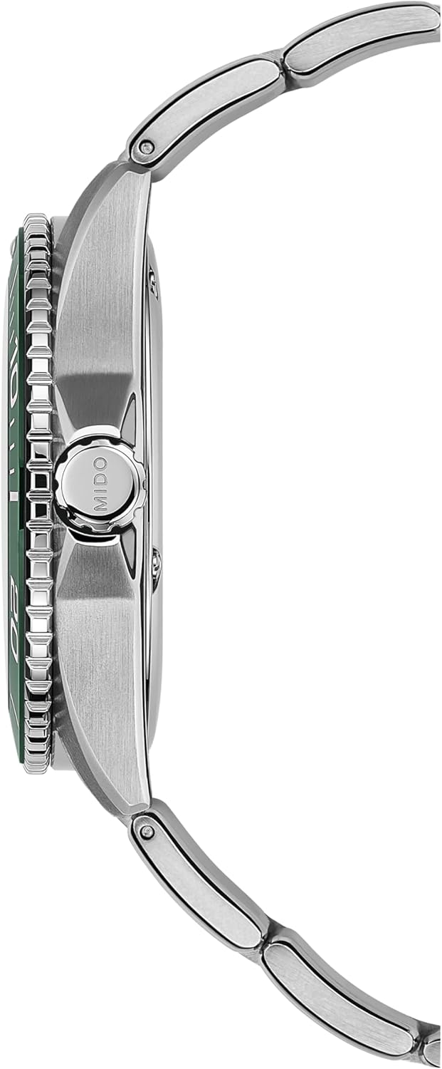 MIDO Ocean Star 200C - Swiss Automatic Diving Watch for Men - 42.5mm Stainless Steel Case | Rotating Ceramic Bezel