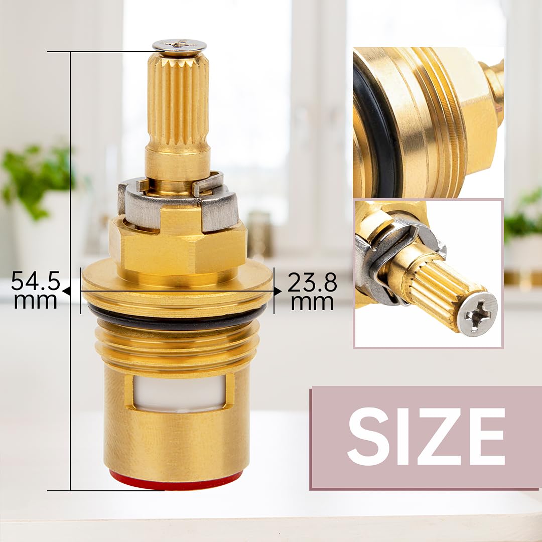 Shower Cartridge K-GP77005-RP Faucet Cartridge Replacement for kohler devonshire collection Ceramic Valve, One Size, Brass