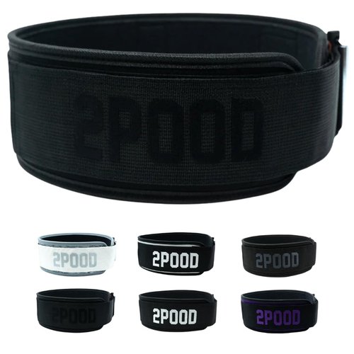 2POOD 4" Weightlifting Belt | CrossFit® Weightlifting Belt | 4-inch Wide and Built for Support, Flexibility, and The Ability to Cross Train Easily