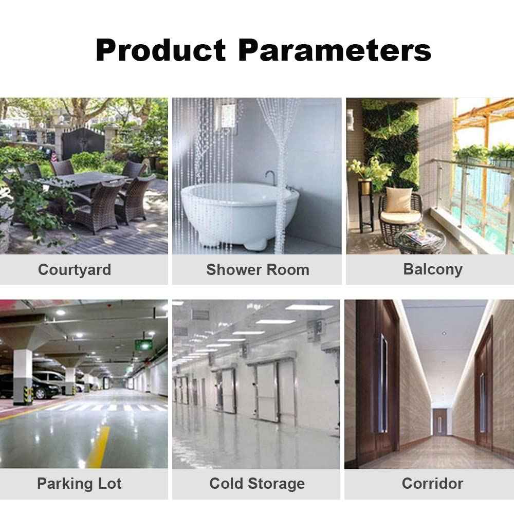 RTNLIT Nautical Bulkhead Light Fixture, White Outdoor Wall Light Fixture for Wall or Ceiling, Wet Location for Sauna Room, (Grid Oval, with Frosted Glass Lens, E26 Base)