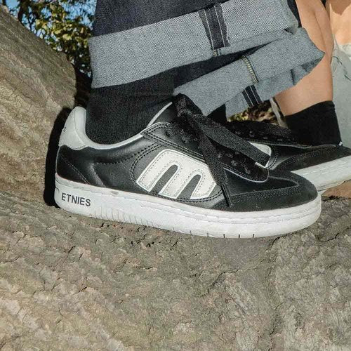 Etnies Lo-Cut Shoes - Black/White/White - 13.0