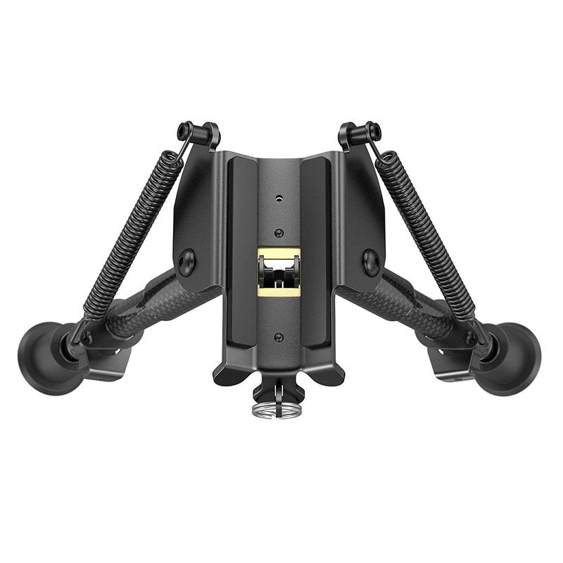 Xaegistac Carbon Fiber Rifle Bipod 6-9 Inch with M Lock Adapter - Lightweight Hunting Bipod for Rifles, Quick Release Adjustable Shooting Rest with Non-Slip Rubber Feet