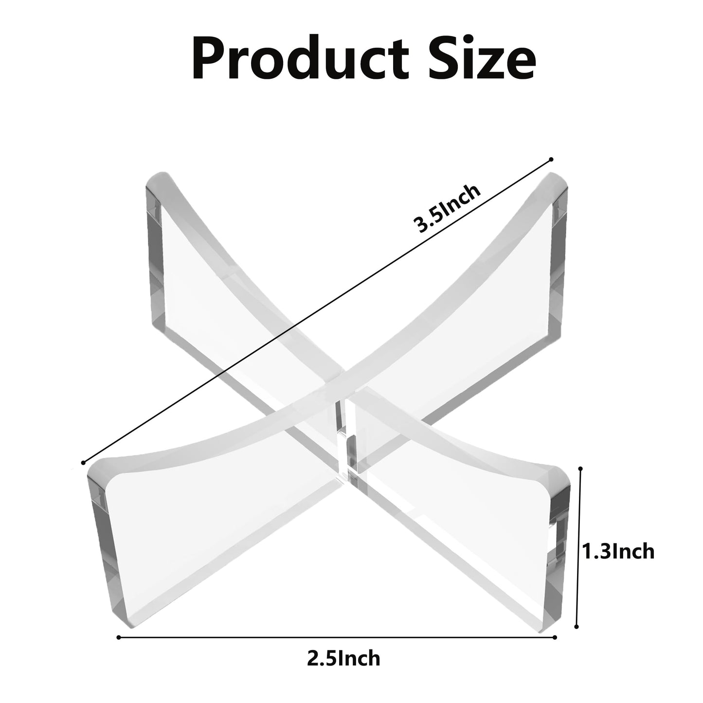 HEMYLU Ball Stand 4-Pack, Acrylic Display Stand for Football Basketball Soccer Volleyball Rugby, Ball Display Holder for Storage and Displaying