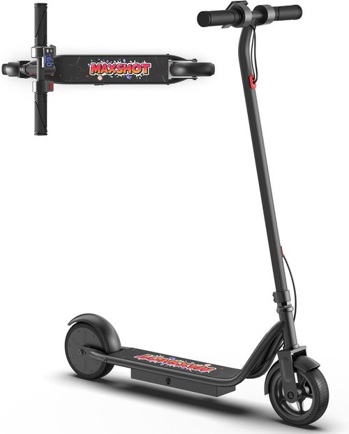 MAXSHOT Electric Scooter - High-Speed Commuter Escooter with Dual Suspension | 10-50 Miles Range, 6.5"-14" Tires