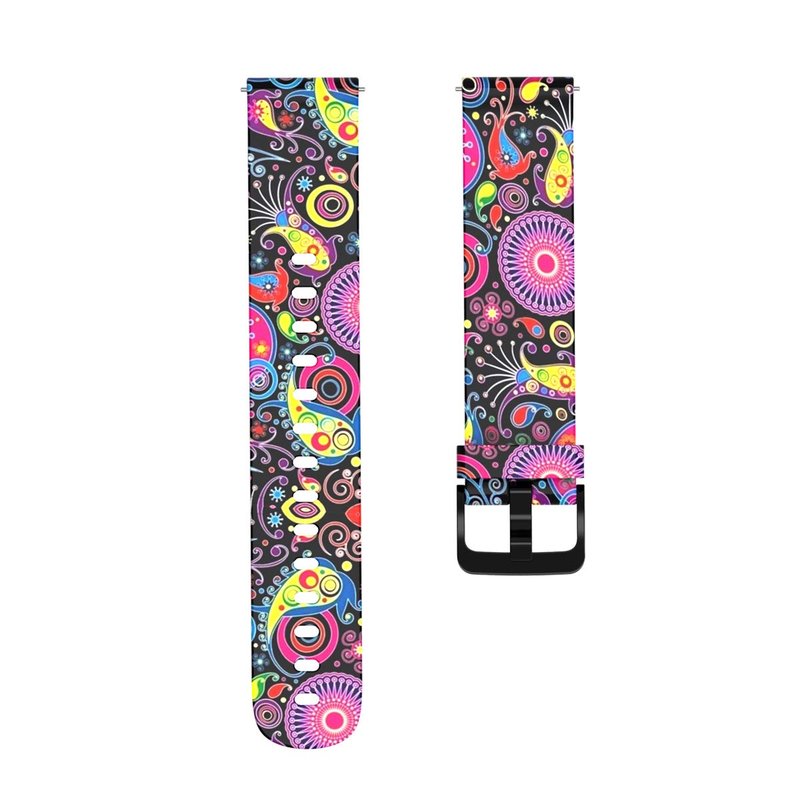 Compatible with Hero Band iii Bands 20mm Silicone Soft Quick Release Wristband Replacement Straps for Hero Band iii SmartWatch Band Women Men (SixColos-A)