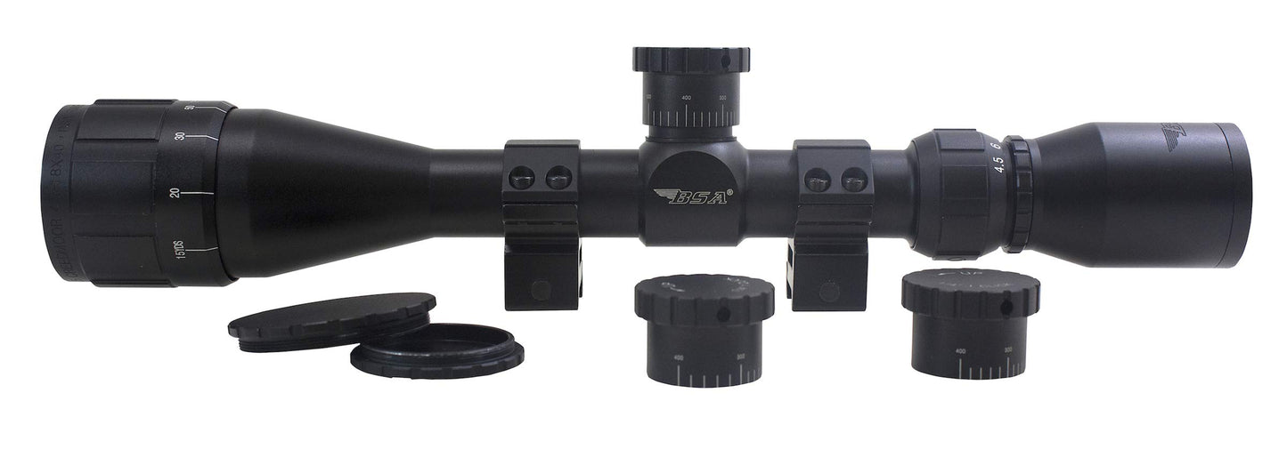 BSA Optics Sweet 17 AO 3-9 X 40mm Rifle Scope .17 HMR