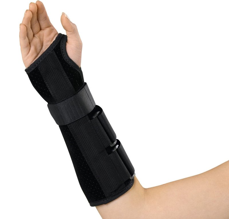 Medline ORT18110RL Wrist and Forearm Splint, Right, Large