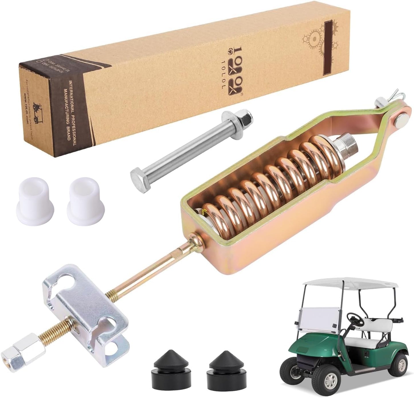10L0L Brake Compensator Assembly for EZGO TXT Medalist 1994-Up G&E Golf Cart, Parking Brake Linkage Kit Replaces 70272-G04 612558