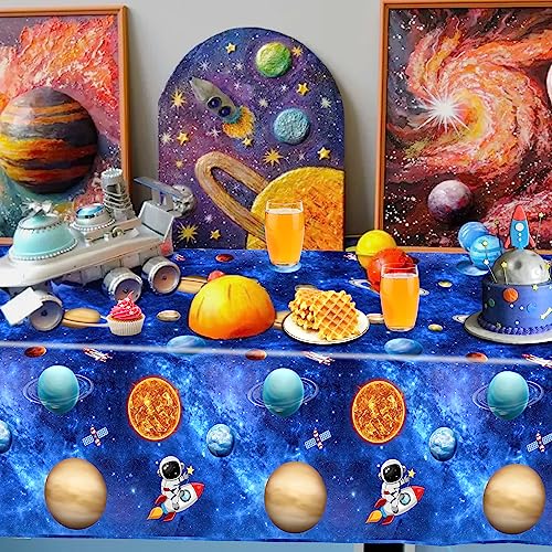 3 Pack Space Tablecloth Outer Themed Birthday Party Supplies