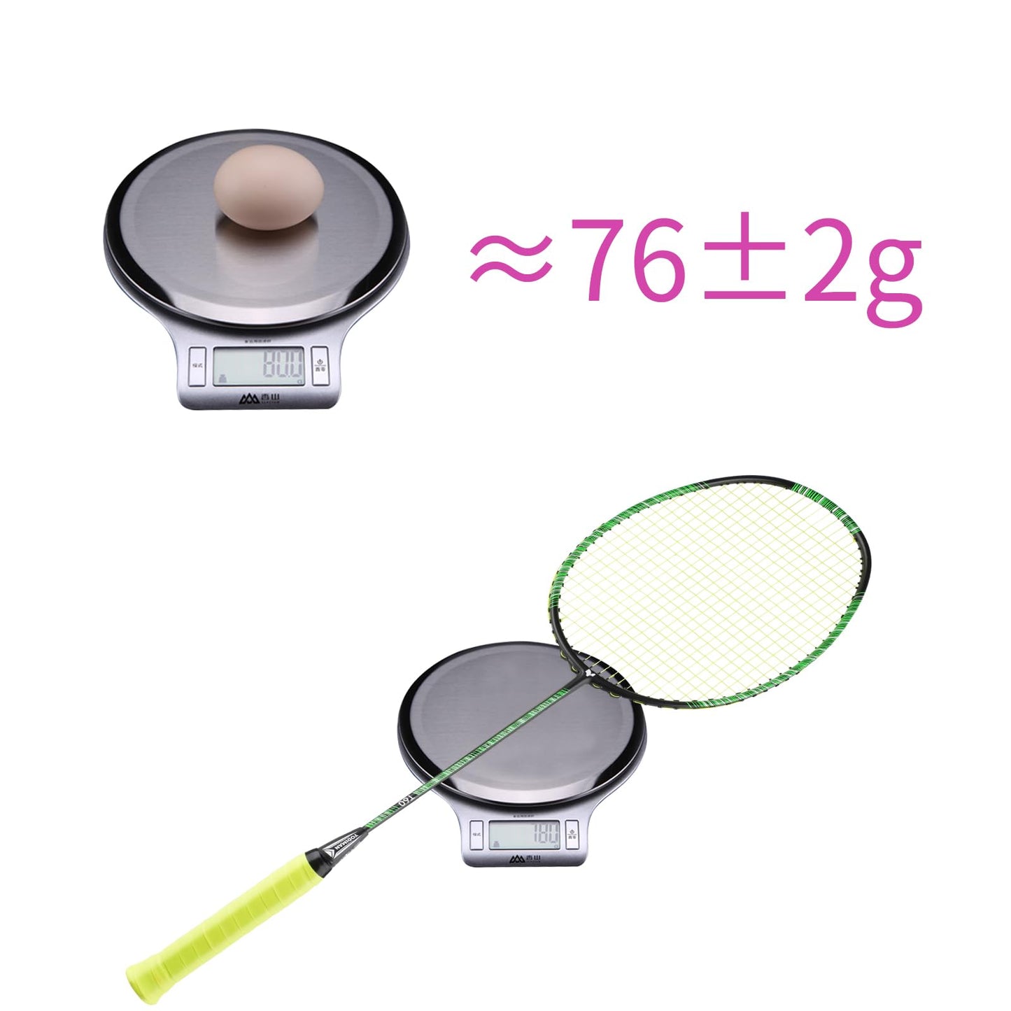 YPyroblaze 4-Pack Ultra-Lightweight Graphite Badminton Rackets | High-Elasticity Graphite Shaft & Frame | Pre-Wrapped Grip Ready to Use | Enhanced Speed & Control for Players (Celeste)