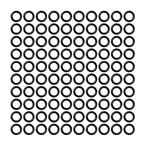 100pcs Dart Rubber O-Rings for 2BA Aluminum Shafts - Anti-Slip Washers