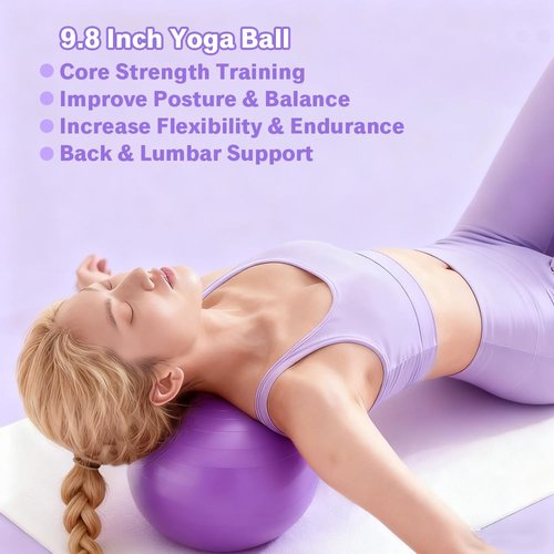 Pilates Equipment Set for Home Workouts –15in1 Home Pilates Kit with Ring and Ball Set, Resistance Bands, Pilates Yoga Accessories, Core Sliders & Ankle Weights, Pilates Essentials Kit (Purple)