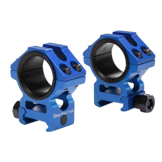 WestHunter Optics Picatinny Scope Rings, 1 Inch 30 mm Tactical Precision Scope Mount | 29 mm Center Height, Black